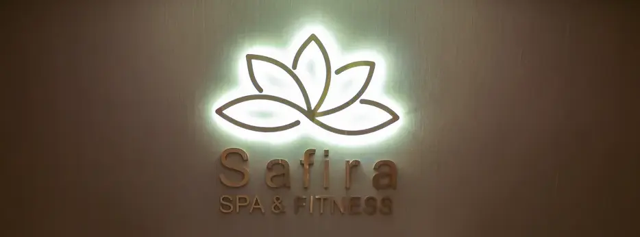 lighted lobby signs